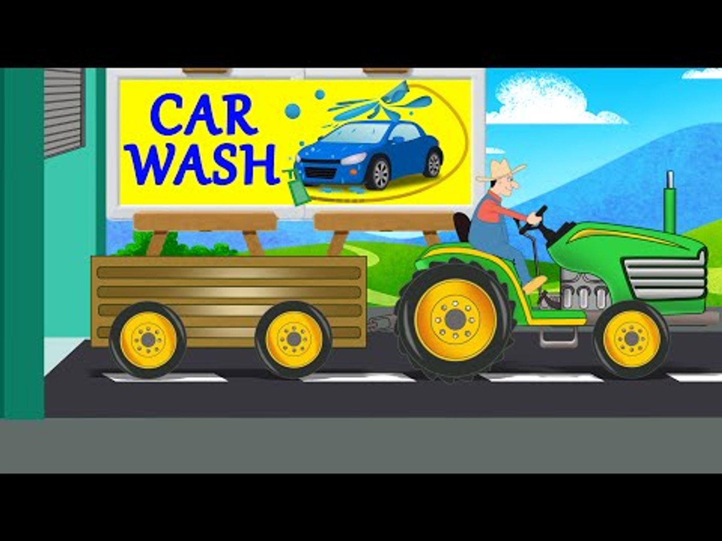 Tractor | Car Wash | Farm Vehicles - video Dailymotion