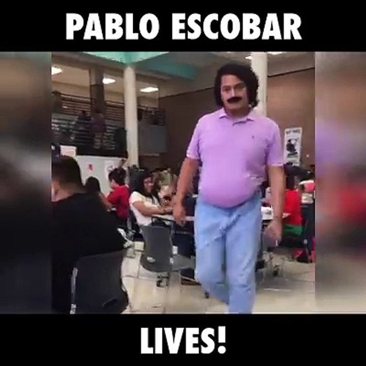 Pablo Escobar aperçu dans un lycée
