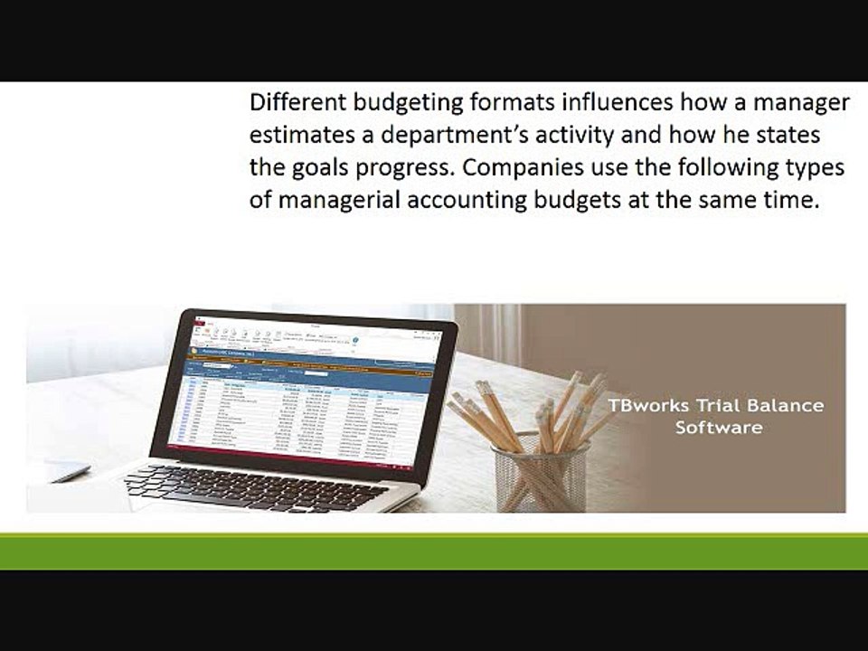 5 Types of Budgets a Managerial Accountant Must be Aware of