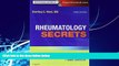 Big Deals  Rheumatology Secrets, 3e  Free Full Read Best Seller