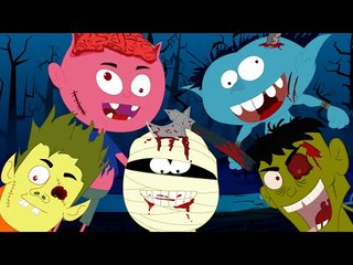 Five little zombies | Scary Nursery Rhymes For Kids | Children's Song