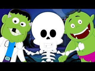 Head Shoulders Knees and Toes | Scary Kids Songs And Nursery Rhymes For Children