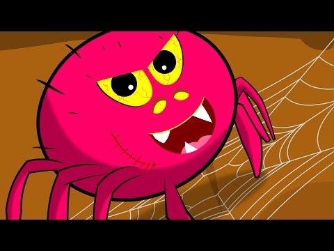 Incy Wincy Spider Nursery Rhymes | Scary Halloween Song