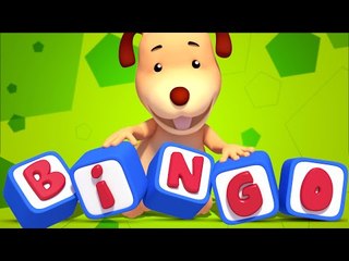 BINGO | 3D Nursery Rhymes | Baby Songs | Childrens & Kids Video