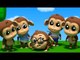 five little monkeys jumping on the bed | nursery rhymes farmees | 3d rhymes | kids songs