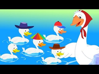 Five Little Ducks Went Swimming One Day | Nursery Rhymes | Baby Songs