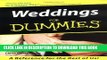 [Read PDF] Weddings For Dummies (For Dummies (Lifestyles Paperback)) Ebook Free