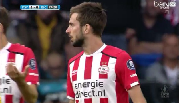 Davy Propper Goal HD - PSV Eindhoven 1-0 Roda JC Kerkrade - 21.9.2016