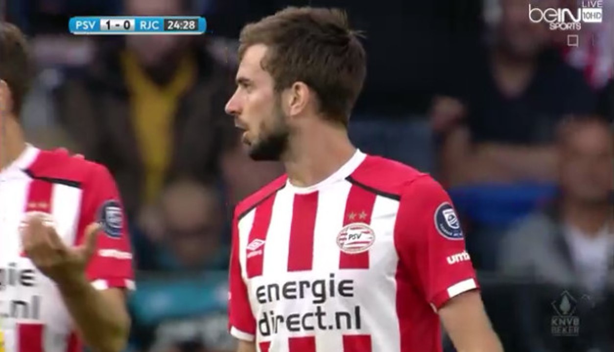 Davy Propper Goal HD - PSV Eindhoven 1-0 Roda JC Kerkrade - 21.9.2016