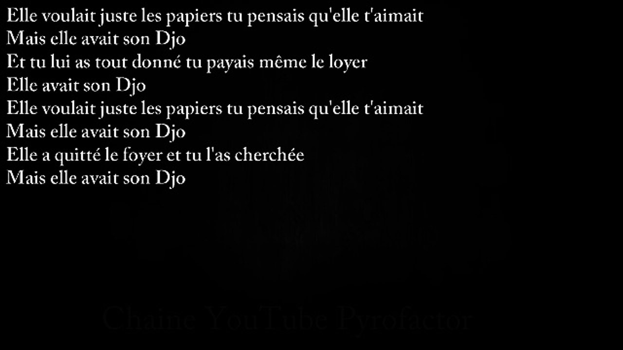 Niska Elle avait son Djo ft Maître Gims Paroles Lyrics