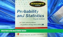 Choose Book Schaum s Outline of Probability and Statistics, 4th Edition: 897 Solved Problems   20