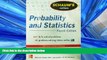Choose Book Schaum s Outline of Probability and Statistics, 4th Edition: 897 Solved Problems + 20