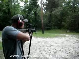 Shooting a Bushmaster AR-15