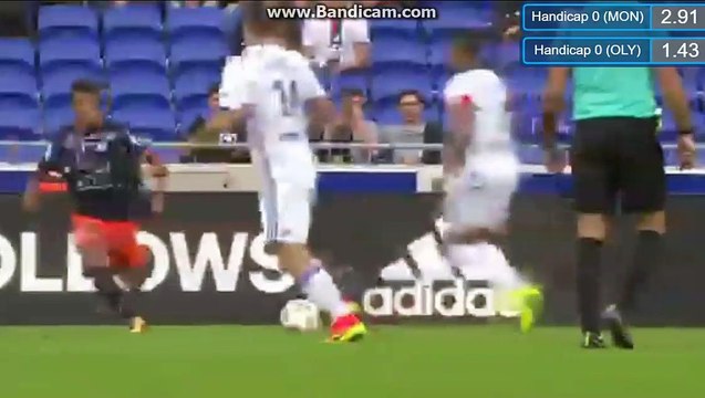 Morgan Poaty Red Card HD - Olympique Lyonnais 0-1 Montpellier - 21.09.2016 HD
