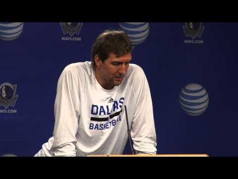 DALLAS MAVERICKS MEDIA DAY 2013 DIRK NOWITZKI