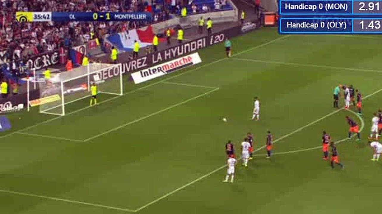 Nabil Fekir Goal HD - Olympique Lyon 1-1 Montpellier 21.09.2016