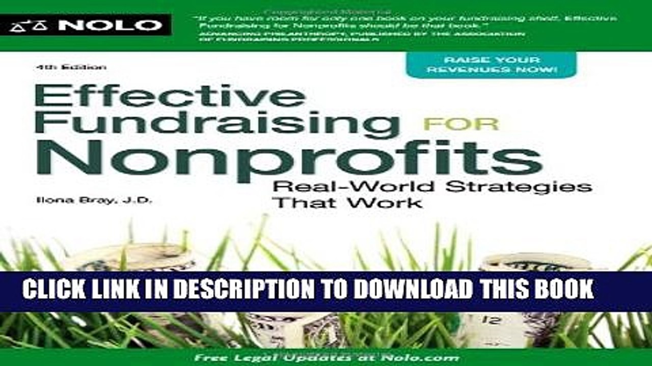[PDF] Effective Fundraising for Nonprofits: Real-World Strategies That Work [Online Books]