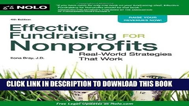 [PDF] Effective Fundraising for Nonprofits: Real-World Strategies That Work [Online Books]