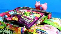 Poppy Corn Lunchbox Surprise 5 All Season Shopkins Egg Toys Daddy Peppa Pig Stuck in Toilet Candy