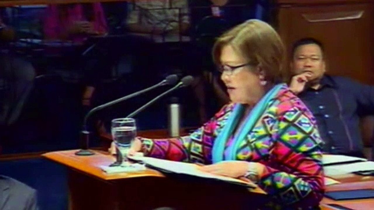 Senator De Lima slams detractors 'Your day will come'