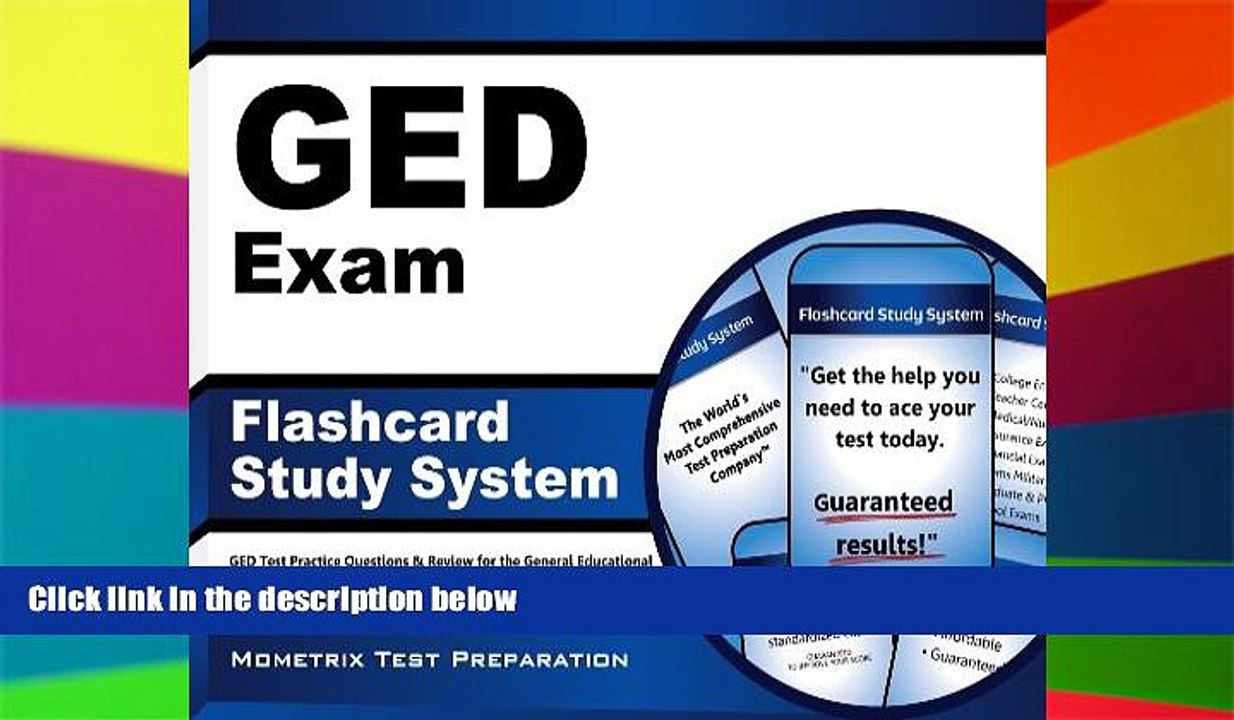 Big Deals  GED Exam Flashcard Study System: GED Test Practice Questions   Review for the General