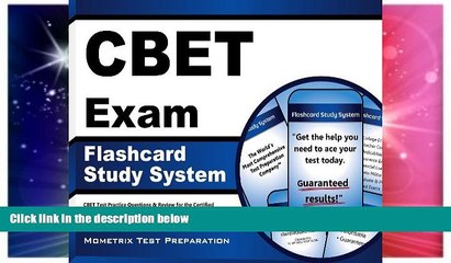 Big Deals  CBET Exam Flashcard Study System: CBET Test Practice Questions   Review for the