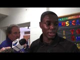 Dallas Mavericks Darren Collison visits Middle School