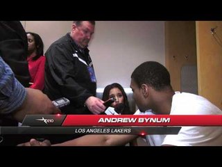 Andrew Bynum Says Lakers Did A Great Job In Win Over The Mavs