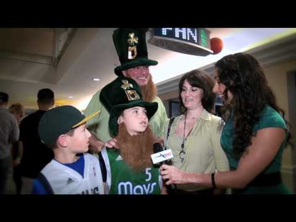 D210's Adrienne Riley Gets Mavs Fan Reaction On St.Patricks Day