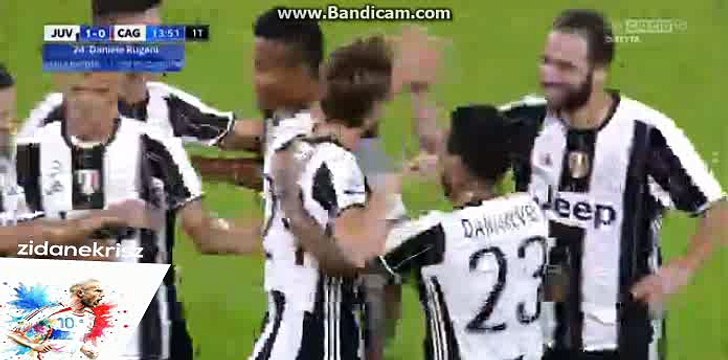 Daniele Rugani Incredible Goal HD - Juventus 1-0 Cagliari Calcio - Serie A - 21/09/2016