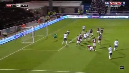 0-1 Michael Carrick Goal HD Northampton Town 0-1 Manchester United 21.09.2016 HD