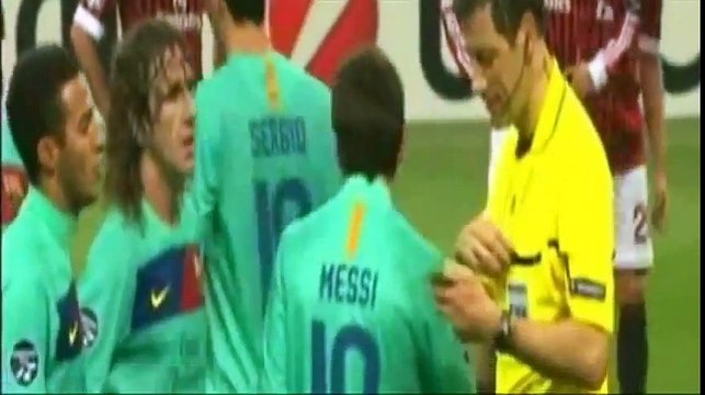 Messi funny penalty yellow carded!!