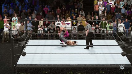 WWE 2K16 bret hart v hanzo (predators)
