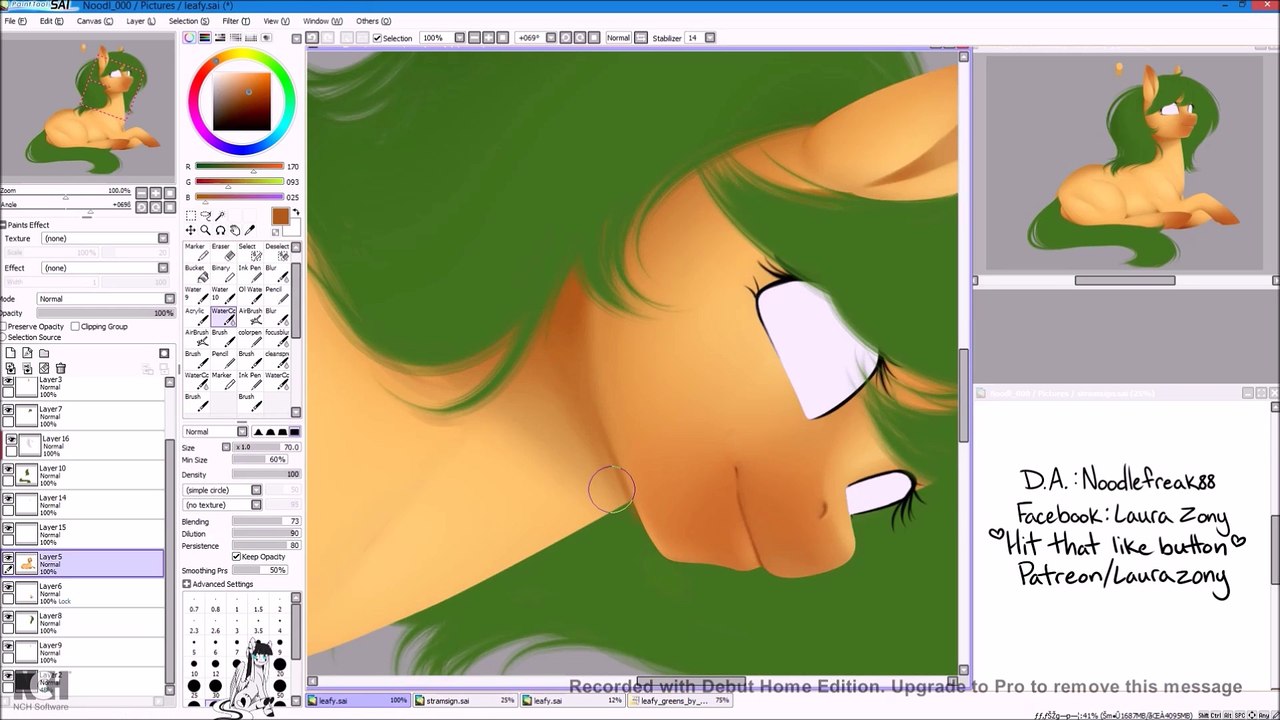 Leafy MLP oc Speedpaint