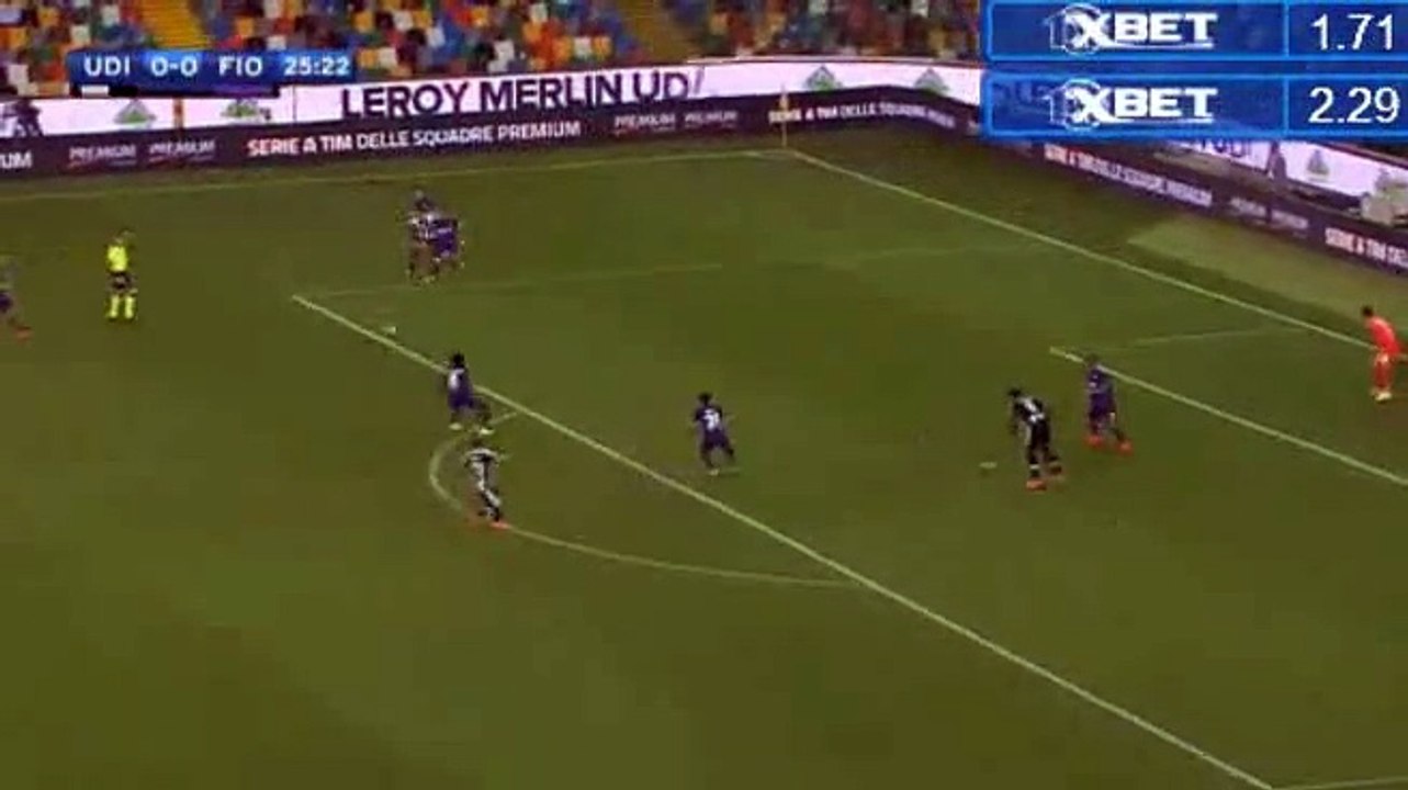 1-0 Duvan Zapata Goal HD Udinese 1-0 Fiorentina 21.09.2016 HD