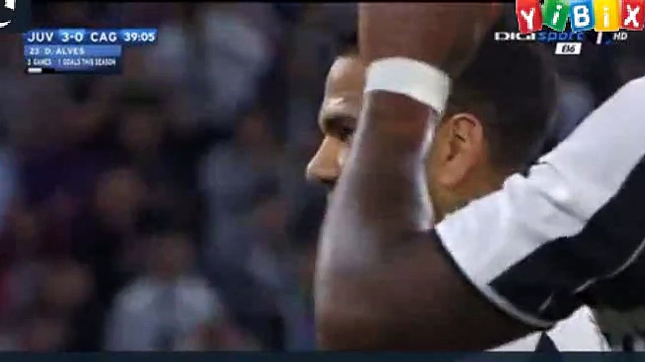 Daniel Alves Goal HD Juventus 3-0 Cagliari 21.09.2016 HD