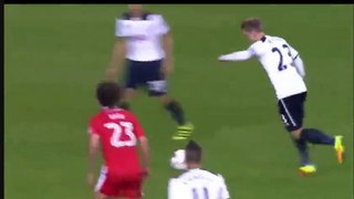 Christian Eriksen Goal - Tottenham 1-0 Gillingham FC 21.09.2016