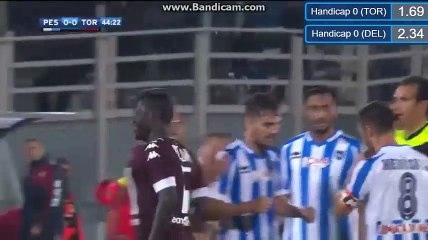 Afriyie Acquah Red Card HD - Pescara 0-0 Torino 21.09.2016 HD
