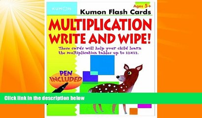 Big Deals  Multiplication Write and Wipe Flash Cards (Kumon Flash Cards)  Best Seller Books Best