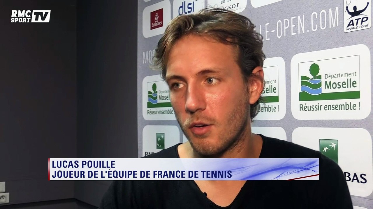 Lucas Pouille : "On est tombé sur une équipe de Croatie qui jouait très bien au tennis"