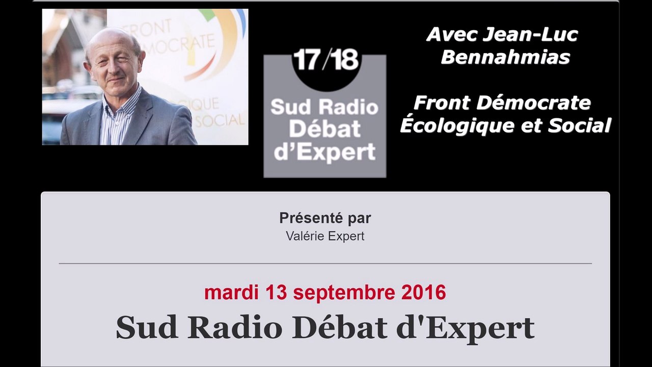 Jean-Luc Bennahmias : Les réfugiés en France