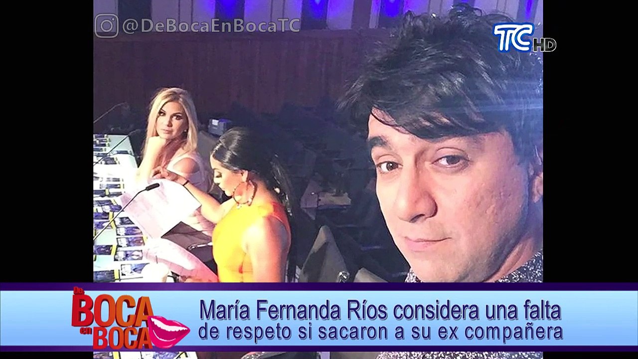 María Fernanda Ríos opina sobe supuesta salida de Wendy Vera del programa donde fueron compañeras