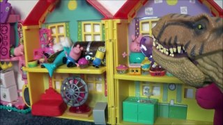 Spatula Girl vs Rat Goes Super Saiyan Annabelle & Rex The Dinosaur Toy Freaks Family