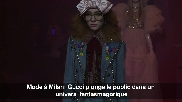 Mode à Milan: le monde enchanté de Gucci