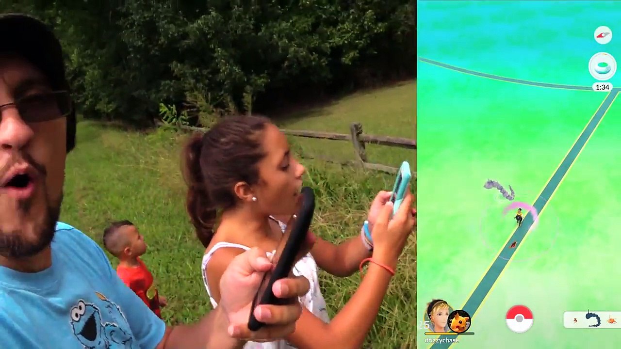 PIKACHU in CHARMANDER TOWN! Family Fun Play Time at the Park (FGTEEV REAL LIFE POKEMON GO Part 16)