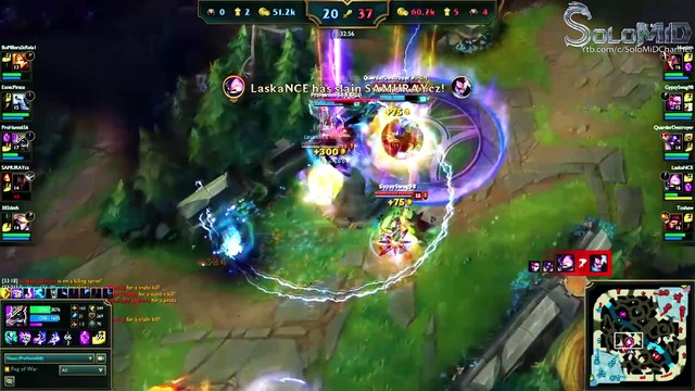 LoL Best Moments #103 Epic Kennen 1vs5 Moment League of Legends (SoloMiD)