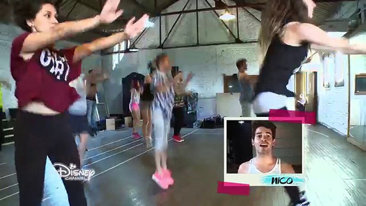 Violetta saison 3 - Les coulisses : Répétitions de la chorégraphie "En Gira"