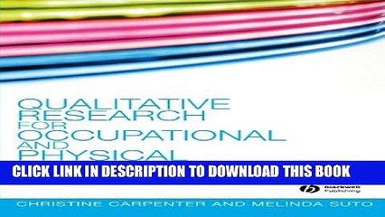 [PDF] Qualitative Research for Occupational and Physical Therapists: A Practical Guide Popular