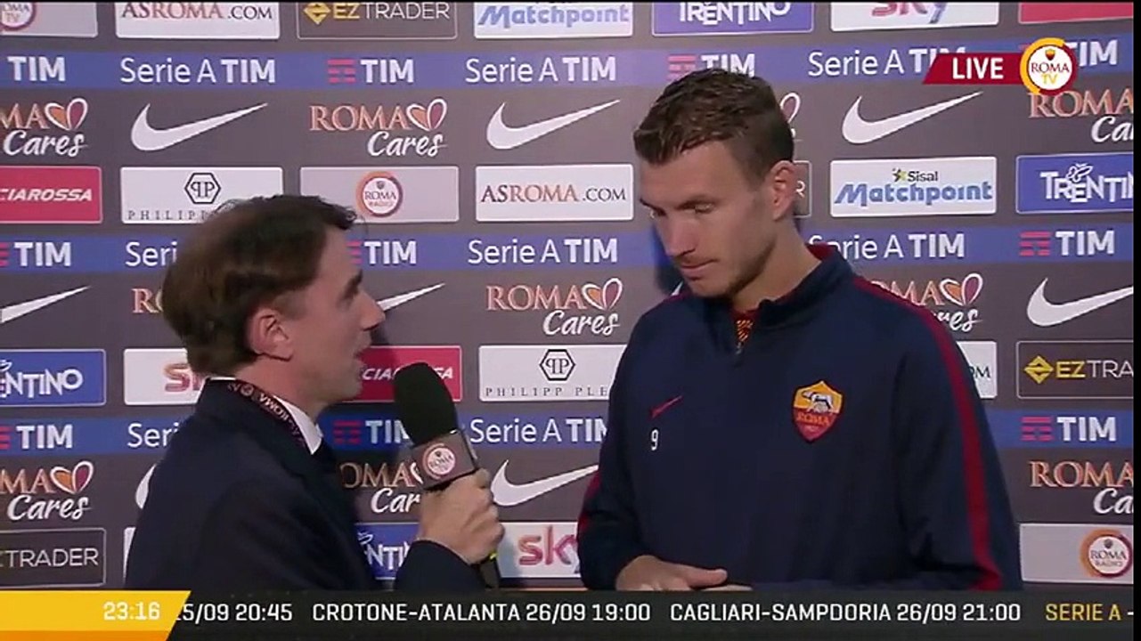 Edin Džeko izjava na italijanskom jeziku