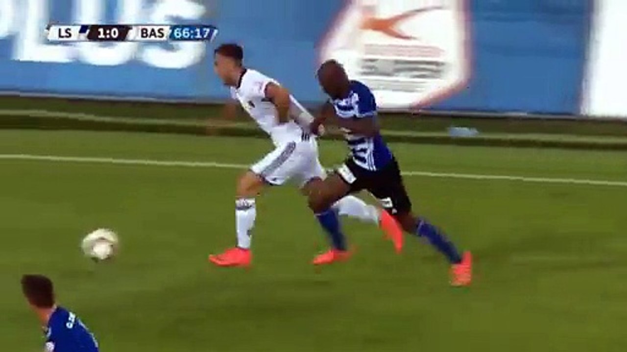 1-1 Birkir Bjarnason Goal - FC Lausanne 1-1 FC Basel - Swiss Super League 21.09.2016